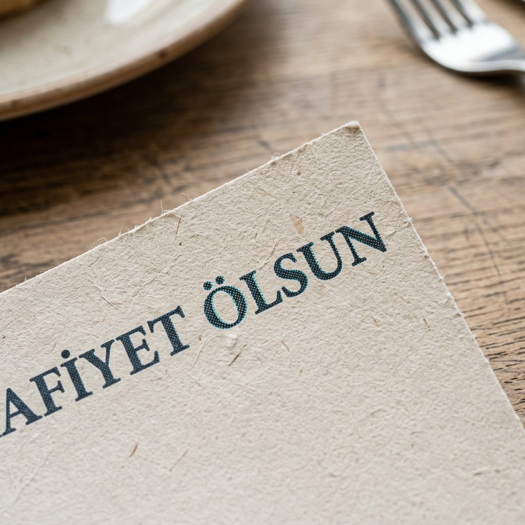 Amerikan Servis / Tepsi Kâğıdı