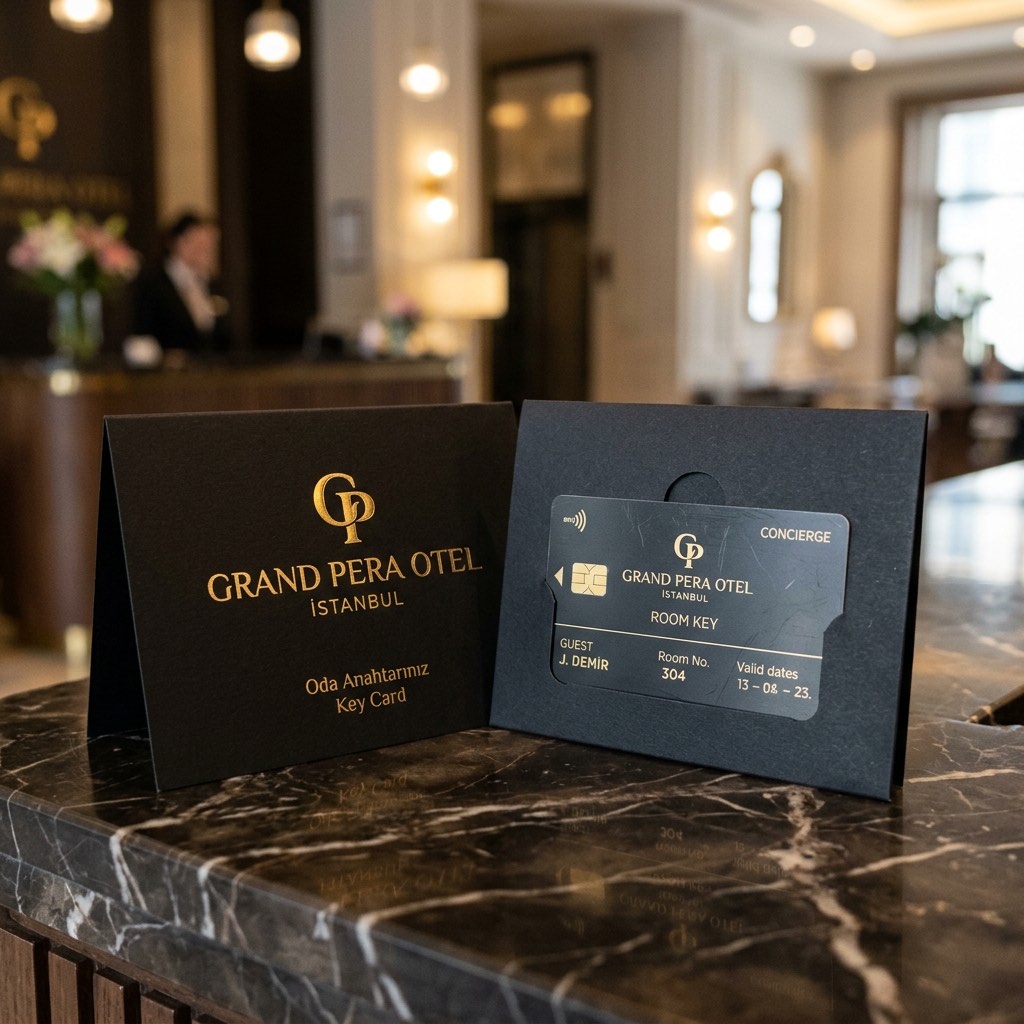 Otel Anahtar Kartı Kılıfı ve Zarfı